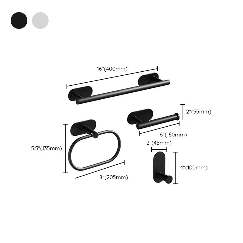 Avtoit | Metal Bathroom Set 4-piece Modern Style Bathroom Fixtures Set