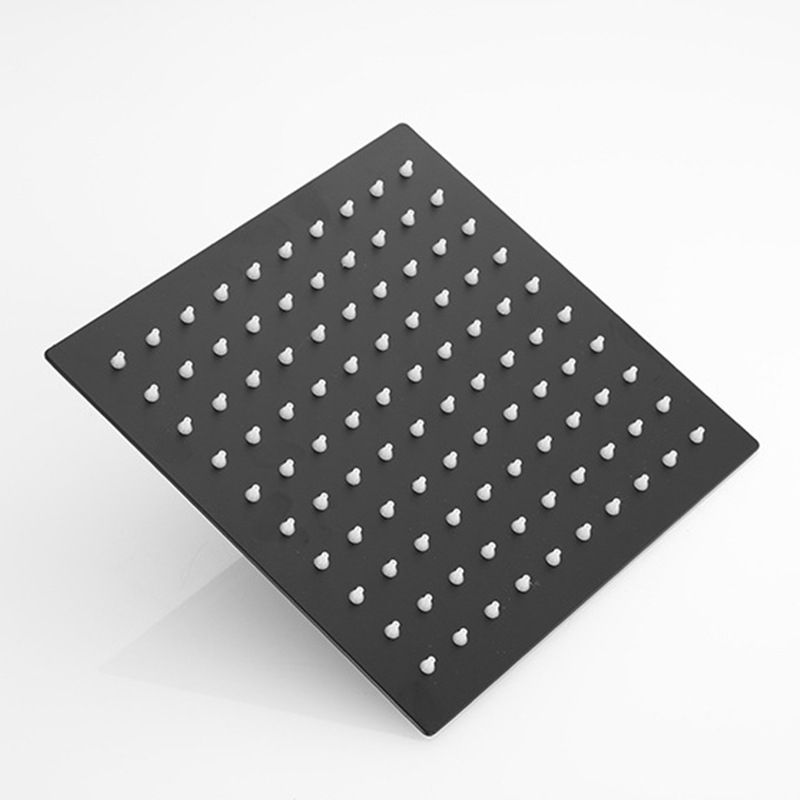 Avtoit | Square and Round Shower Head made of Stainless Steel, Fixed Mounted Ceiling Shower Head in Black