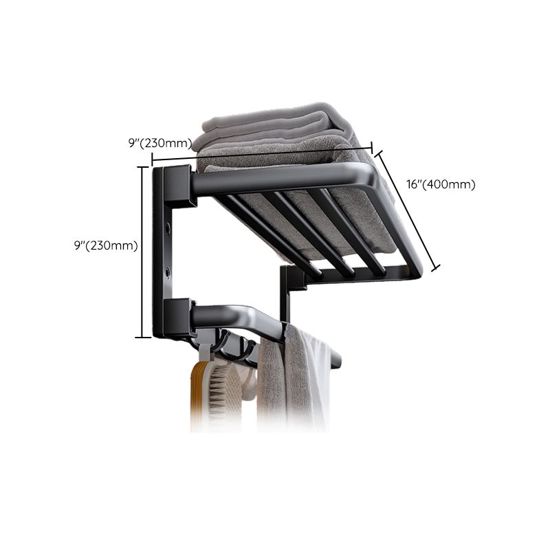 Avtoit | Modern black bathroom accessory set Towel holder Bathroom fittings