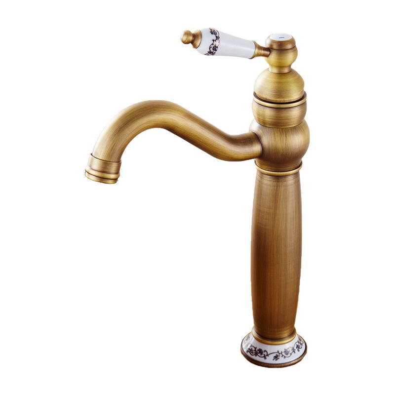 Avtoit | Round Basin Faucet Bathroom Faucet Single Lever High Arc Basin Faucet