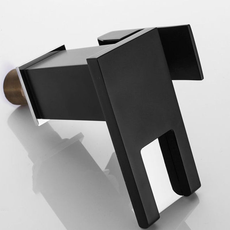 Avtoit | Modern Faucet for Sink Brass Lever Handles LED Waterfall Sink Mixer