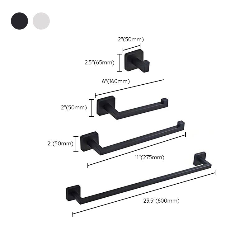 Avtoit | Stainless Steel Bathroom Fittings Modern Style Simple Bathroom Fitting Set