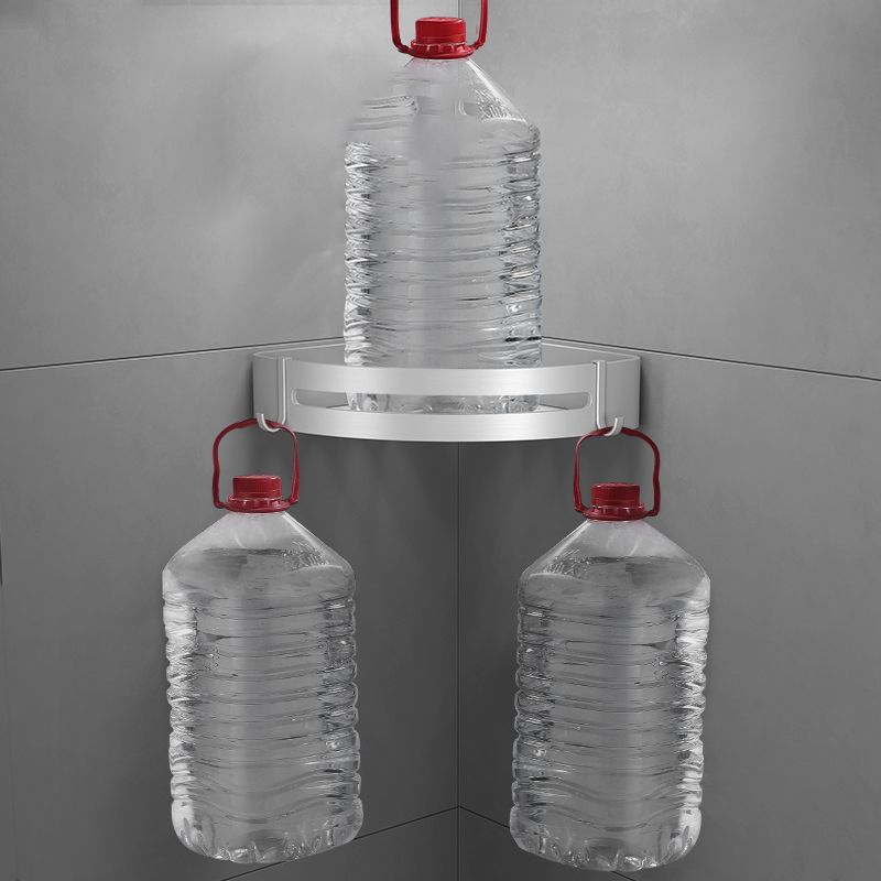 Avtoit | Silver Bathroom Accessory Set Modern Anti-Rust 1/2/3 -piece Bath Shelf