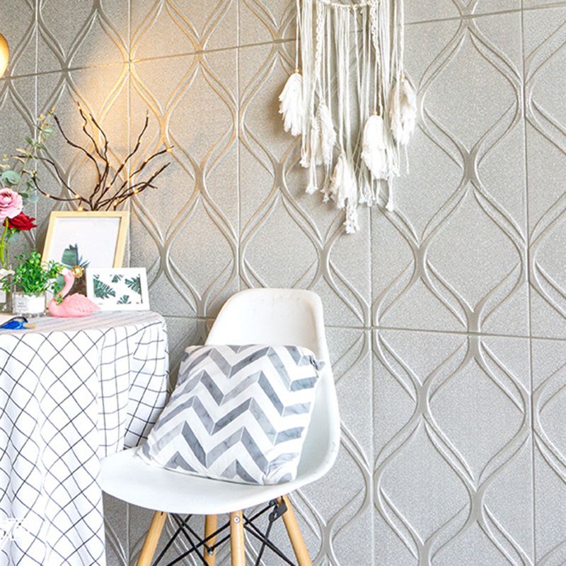Avtoit | Contemporary waterproof wall planks striped brick bedroom wall panels