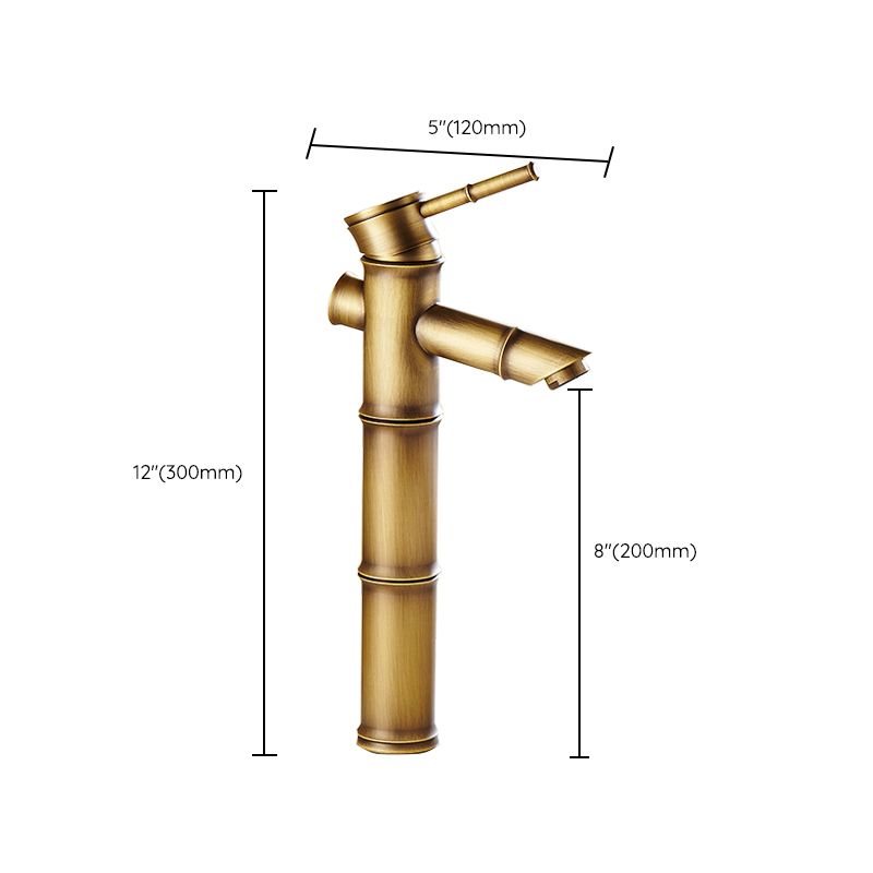 Avtoit | Country style single hole basin faucet with a lever handle