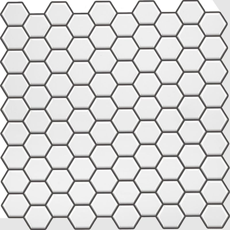 Avtoit | Polygon Metal Peel and Stick Back Wall Tile PVC Peel and Stick Tile for the Kitchen