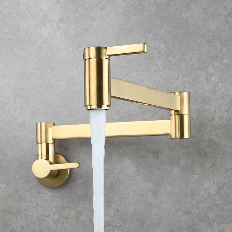 Avtoit | 1-handle brushed nickel widespread faucet 1 hole wall-mounted bathroom faucet with brass