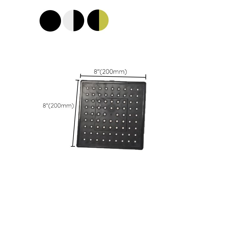 Avtoit | Square Shower Head Combination Standard Spray Pattern with Hand Shower