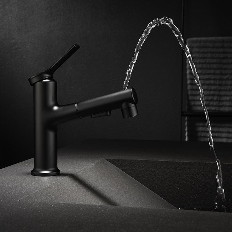Avtoit | Modern Basin Faucet Copper Single Handle Low Arc Basin Faucet for Bathroom