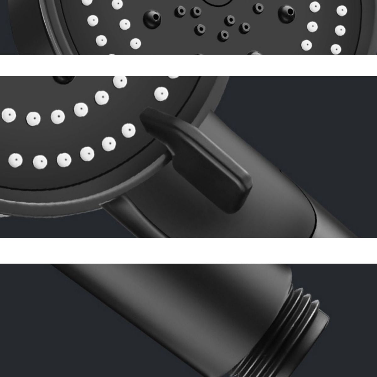 Avtoit | Round Hand Shower Adjustable Spray Pattern Wall Mounted Shower Head