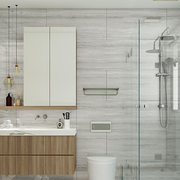 Avtoit | Modern Pearl Wall Protection Element PVC Wall Access Panel Peel and Stick Wall Tile Set of 5