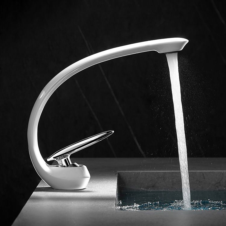 Avtoit | Unique Bathroom Waterfall Spout Brass Basin Faucet
