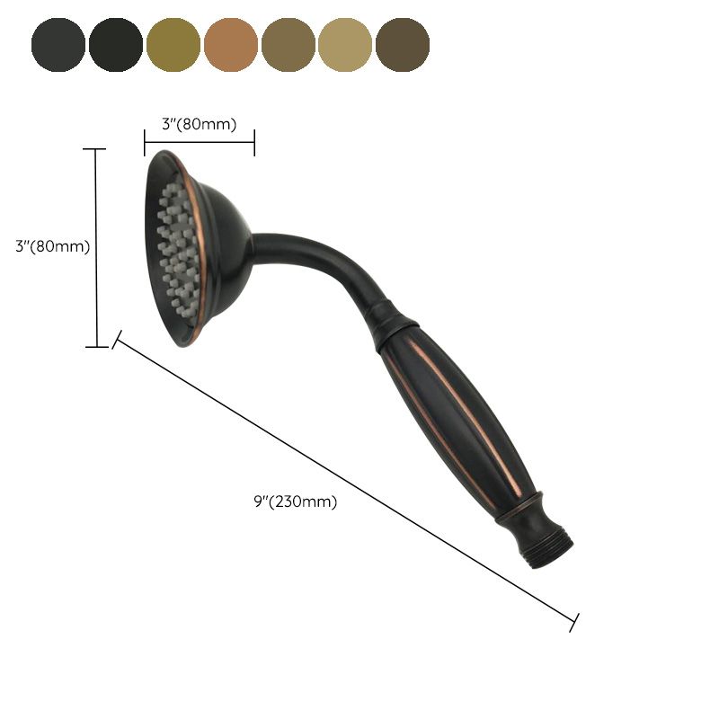 Avtoit | Traditional Handheld Shower Head with Hose Polished Brass Wall Mounted Shower Head