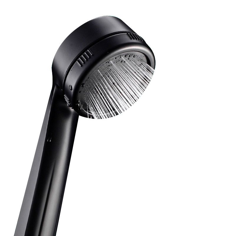 Avtoit | Contemporary Shower Head Round Handheld Shower Head Combination in Black