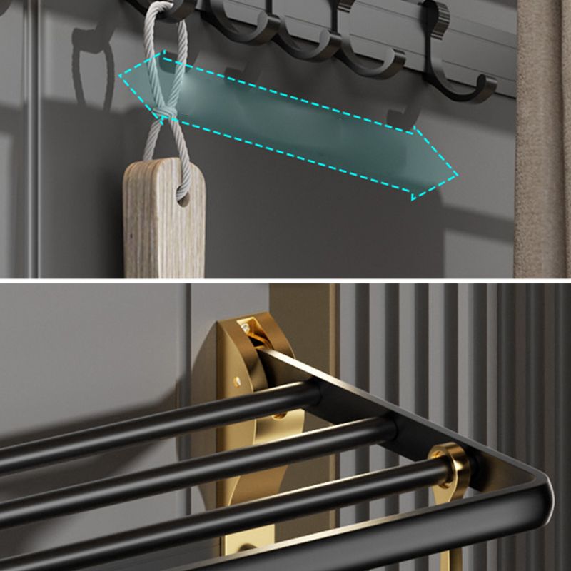Avtoit | Contemporary stainless steel bathroom accessories as a single piece or in a set in black and gold