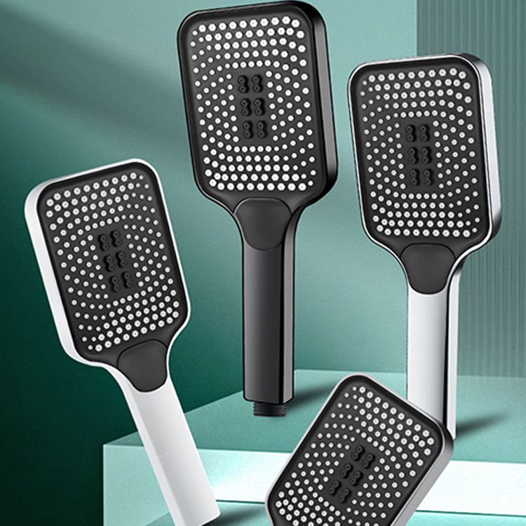 Avtoit | Modern Rectangular Hand Shower in Black 3 Spray Wall Mounted Hand Shower
