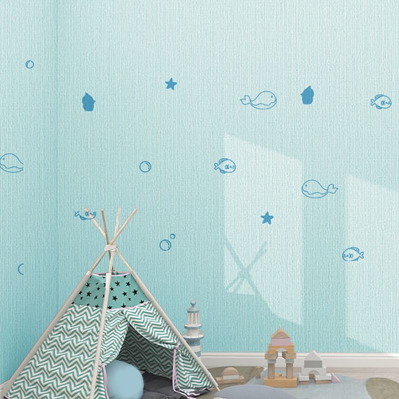 Avtoit | PVC Wall Panel for Stripping and Installing Cartoon Print Matte Texture Wall Covering for the Living Room