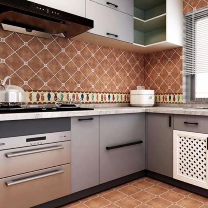Avtoit | Rectangular Peel & Stick Tile PVC Single Tile for Kitchen and Bathroom