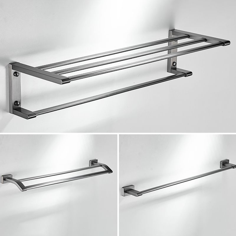 Avtoit | Matte Gray Bathroom Set Metal Bathroom Accessories Hardware Set