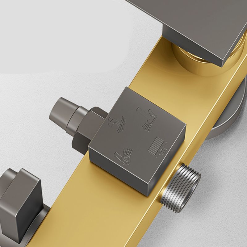 Avtoit | Modern shower accessories push-button shower head wall-mounted shower combination