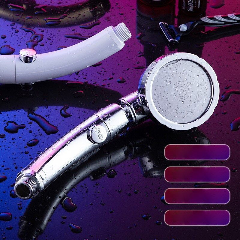 Avtoit | Contemporary Shower Combination Hand Shower Plastic Wall Mount Round Shower Head Combination