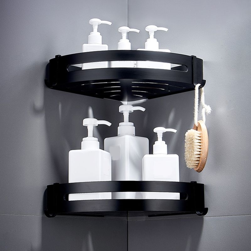 Avtoit | Black Bathroom Set Modern 1/2/3 - Piece Anti-Rust Bathroom Rack