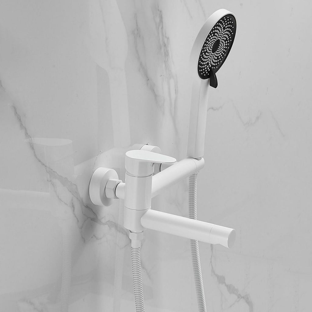 Avtoit | Contemporary Wall Mounted Bathtub Filler Single Handle Metal Faucet