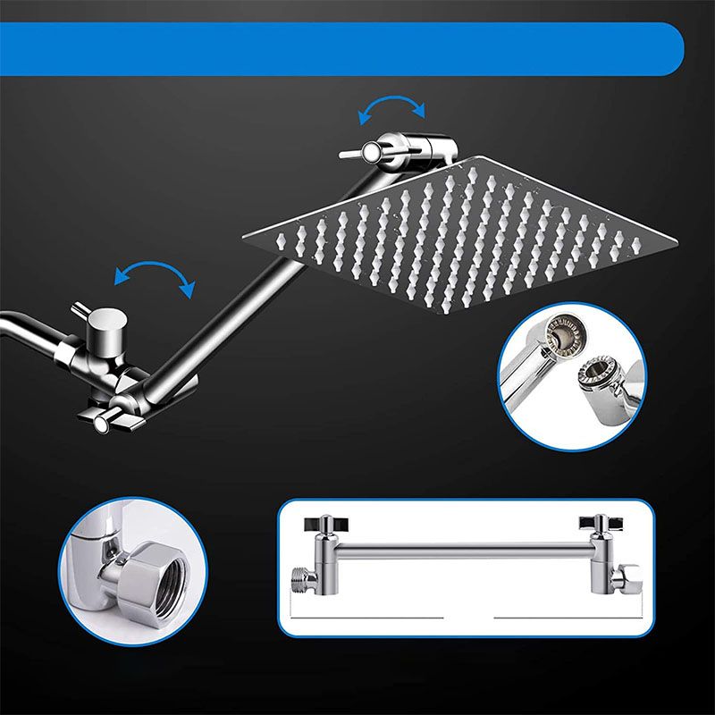 Avtoit | Modern shower combination spray 5 setting patterns handheld shower head with large shower head