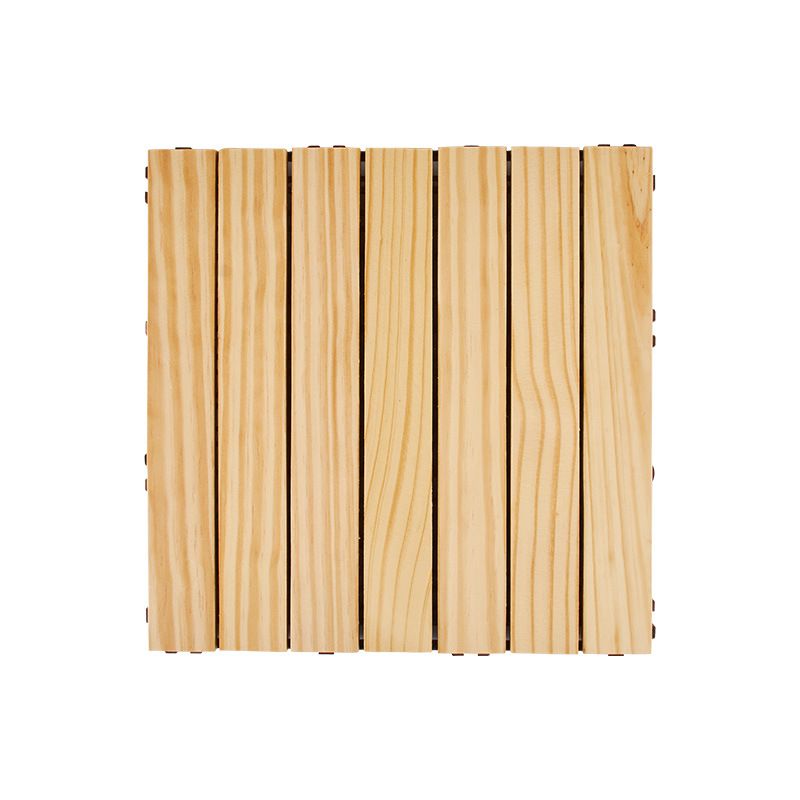 Avtoit | 7-Slat Square Wood Terrace Tiles Laying Pattern Outdoor Terrace Tiles