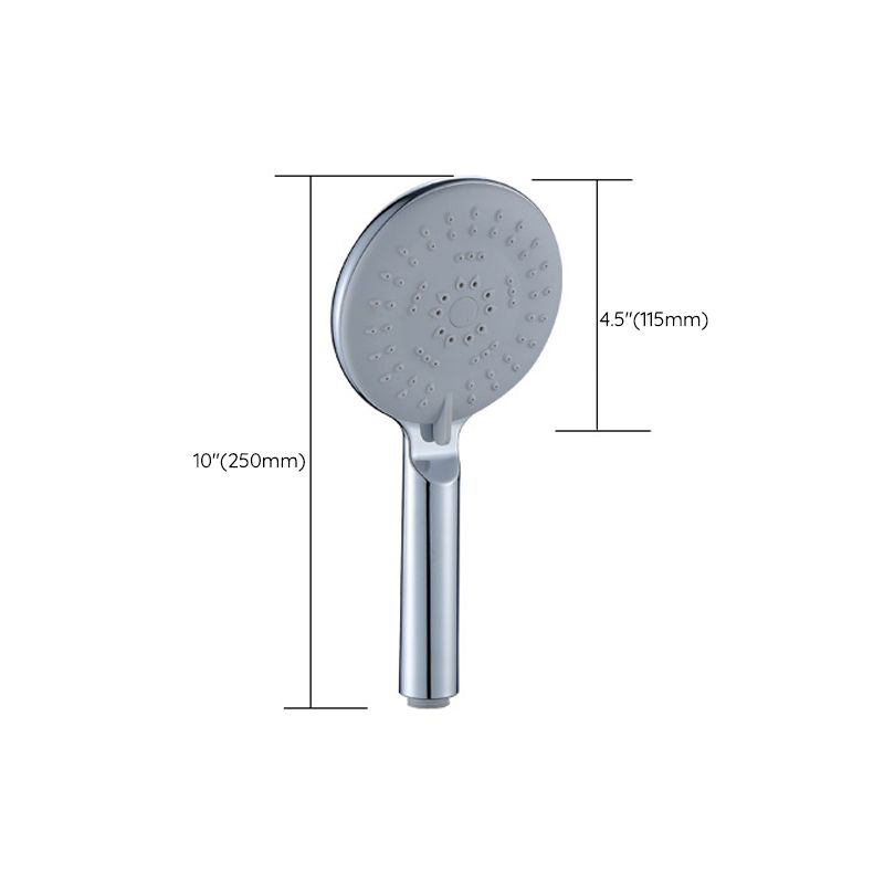 Avtoit | Silver Shower Head Combo Metal Modern 5 Spray Pattern Shower Heads