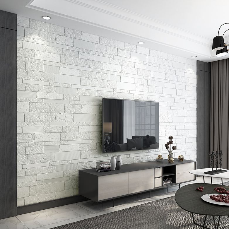 Avtoit | Industrial 3D Brick Wall Plank Bathroom Living Room Wall Panel Set of 10
