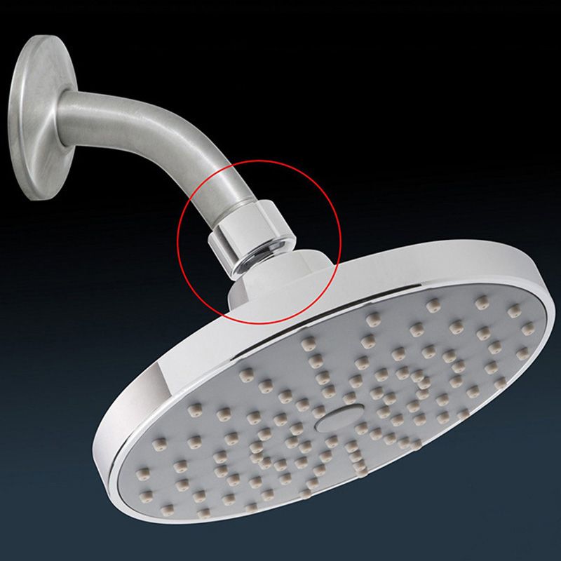 Avtoit | Round Fest Shower Head Silver Single Jet Wall Mounted Shower Head