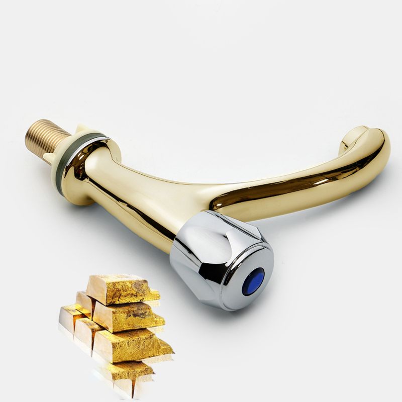Avtoit | Contemporary Centerset Faucet Knob Handle Low Arc Solid Brass Faucet