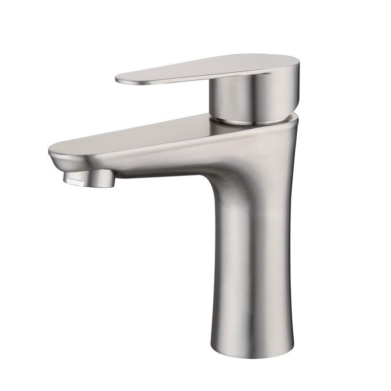 Avtoit | Round Single-Handle Bathroom Faucet Single Hole Sink Faucet in Chrome