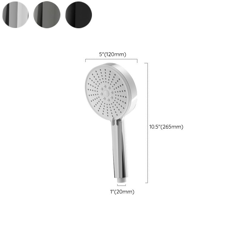 Avtoit | Plastic Handheld Showerhead Round Hand Shower with Self-Cleaning