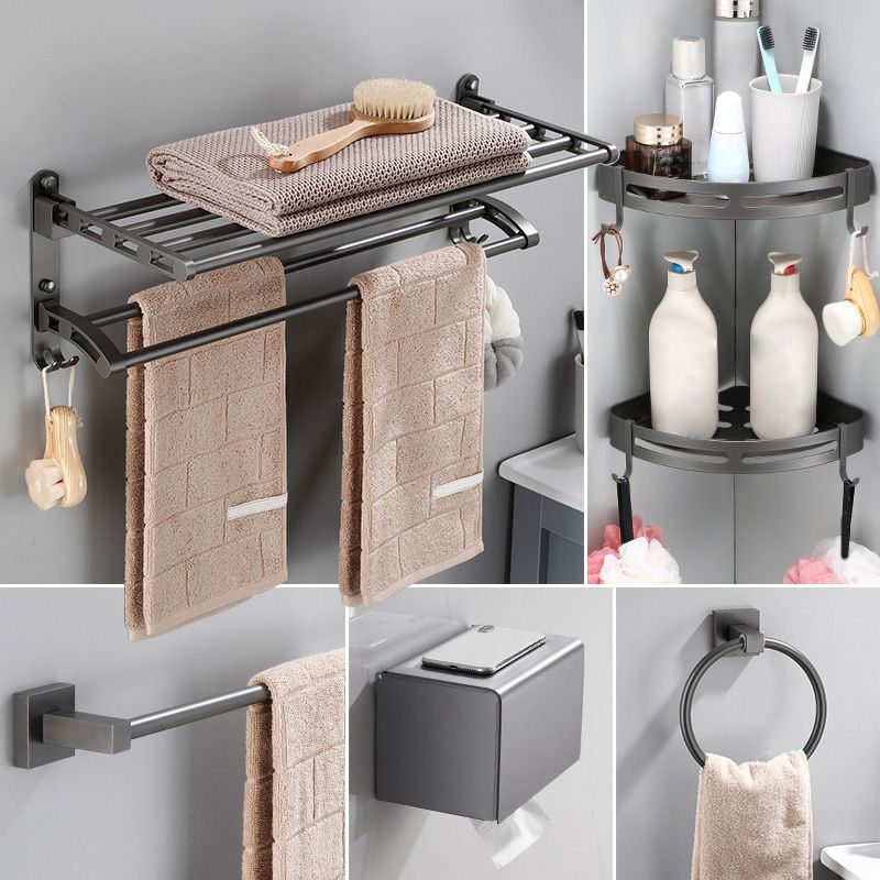 Avtoit | Modern Bathroom Accessories Hardware Set Gray Bathroom Hardware Set