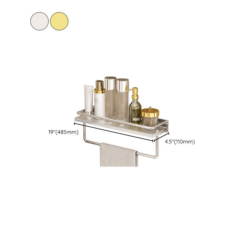 Avtoit | Modern Silver/Gold Bathroom Hardware Set Bathroom Shelf Bathroom Set