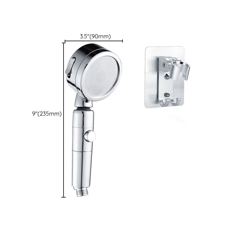 Avtoit | Contemporary Handheld Showerhead Round 3 Settings Sprayhead in Silver