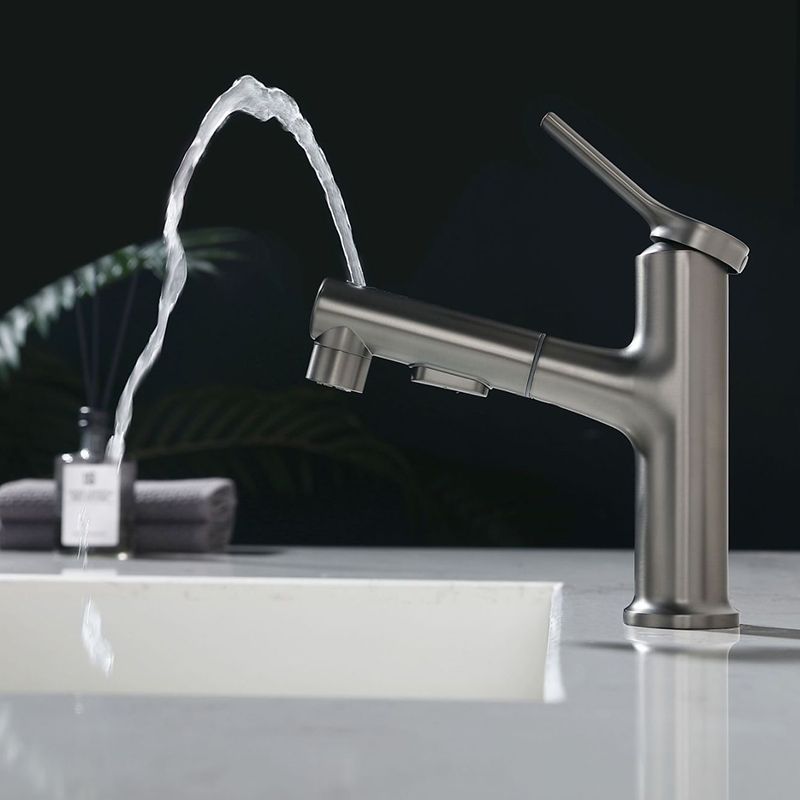 Avtoit | Modern Basin Faucet Copper Single Handle Low Arc Basin Faucet for Bathroom