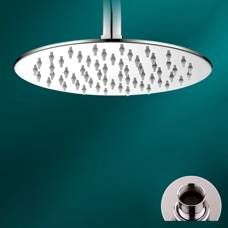 Avtoit | Black round fixed shower head Modern design wall-mounted shower head