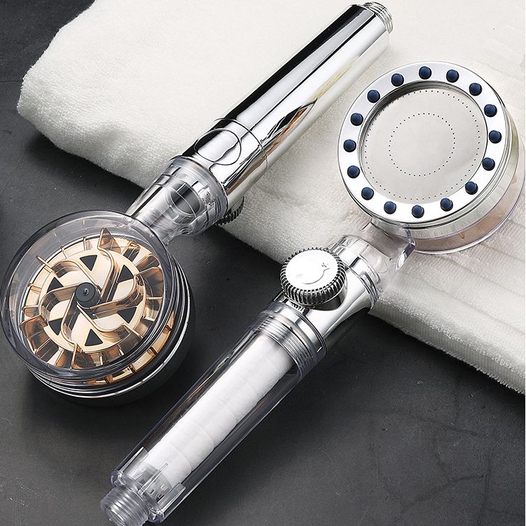 Avtoit | Contemporary Handheld Supercharged Showerhead Round Turbo Spray Head