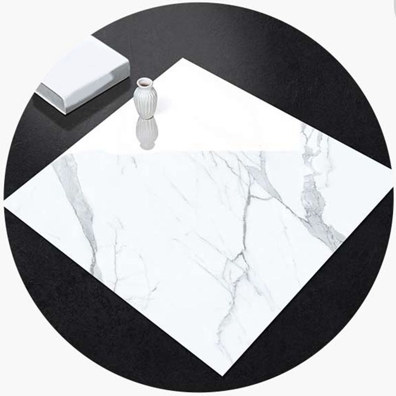 Avtoit | Peel and Stick Vinyl Flooring High Gloss PVC Floor Covering with Square Edge