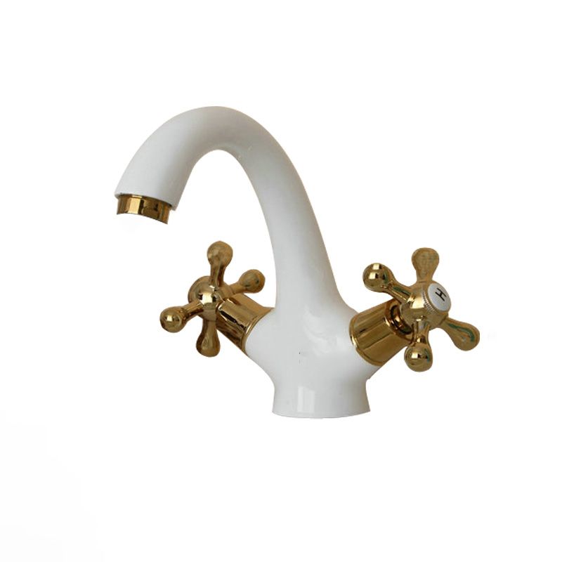 Avtoit | Glam Style Copper Tub Faucet Low Arc Deck Mounted Tub Faucet Set