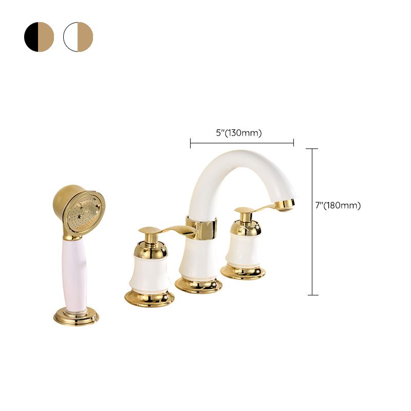Avtoit | Tradition Bathtub Filler Trim Deck-Mounted Swing Spout Bathtub Filler