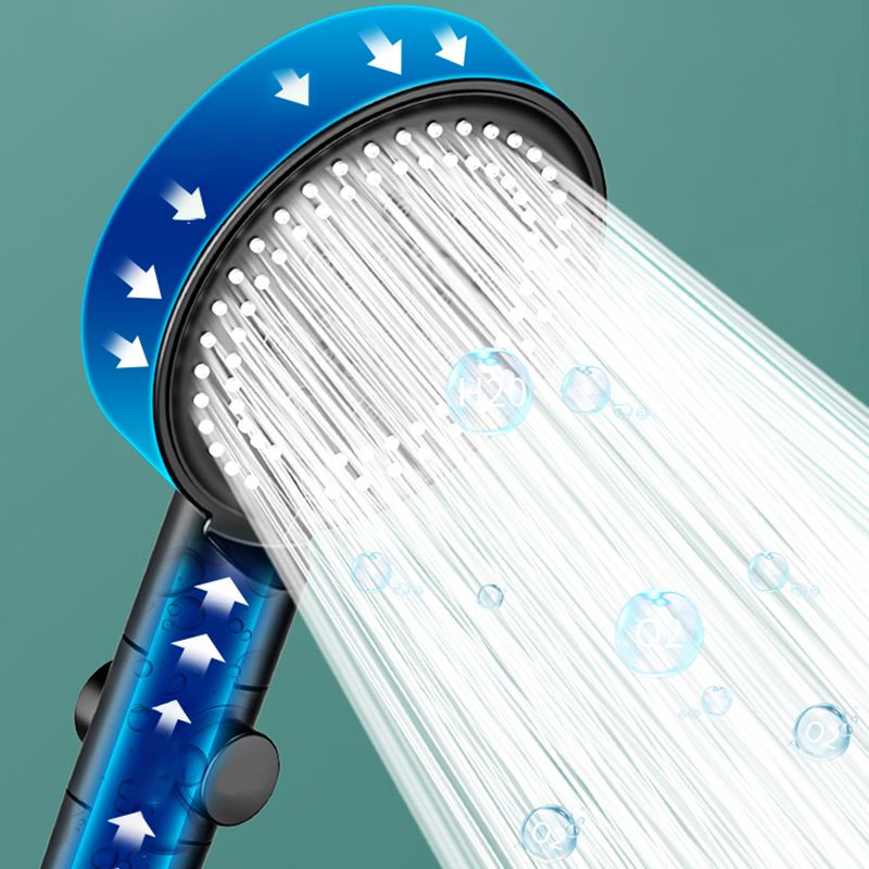 Avtoit | Modern 6 Setting Shower Head Adjustable Spray Pattern Matt Black Round Shower Head