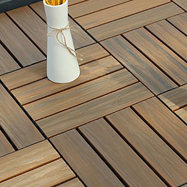 Avtoit | Deck Plank drilled hardwood tiles exterior flooring