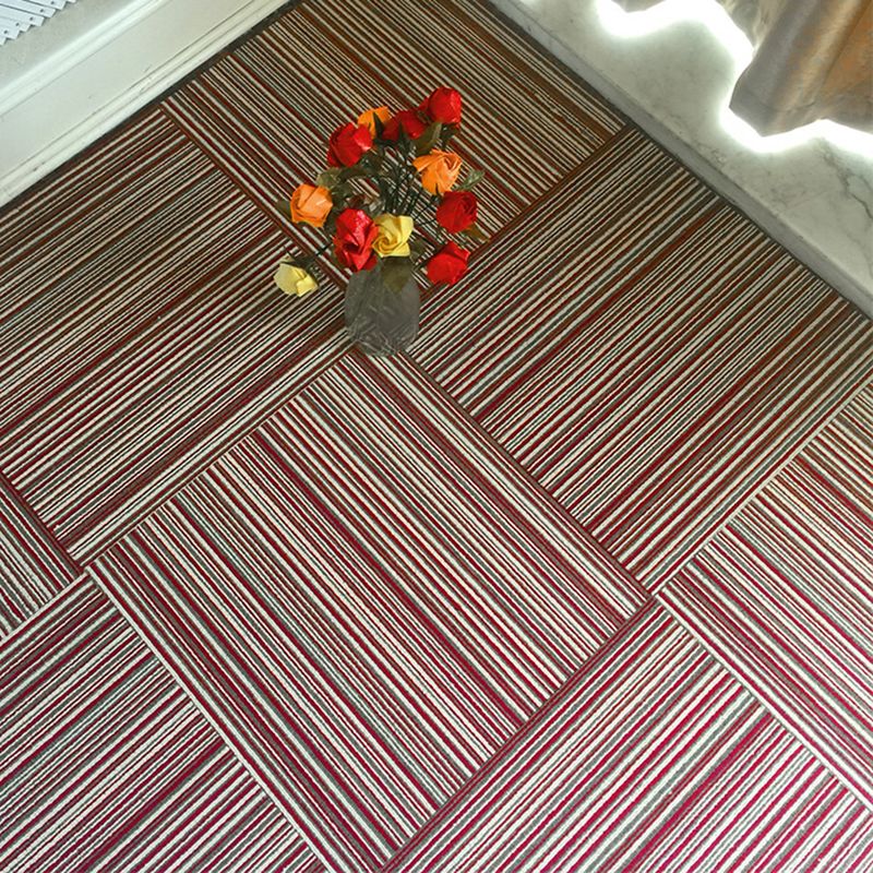 Avtoit | Dark Color Level Loop Carpet Tile Non-Slip Self-Adhesive Indoor Office Carpet Tiles