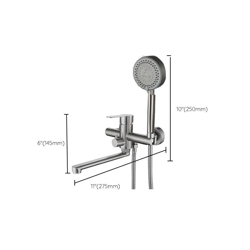 Avtoit | Bathroom Bathtub Faucet Lever Handheld Shower Bathtub Faucet