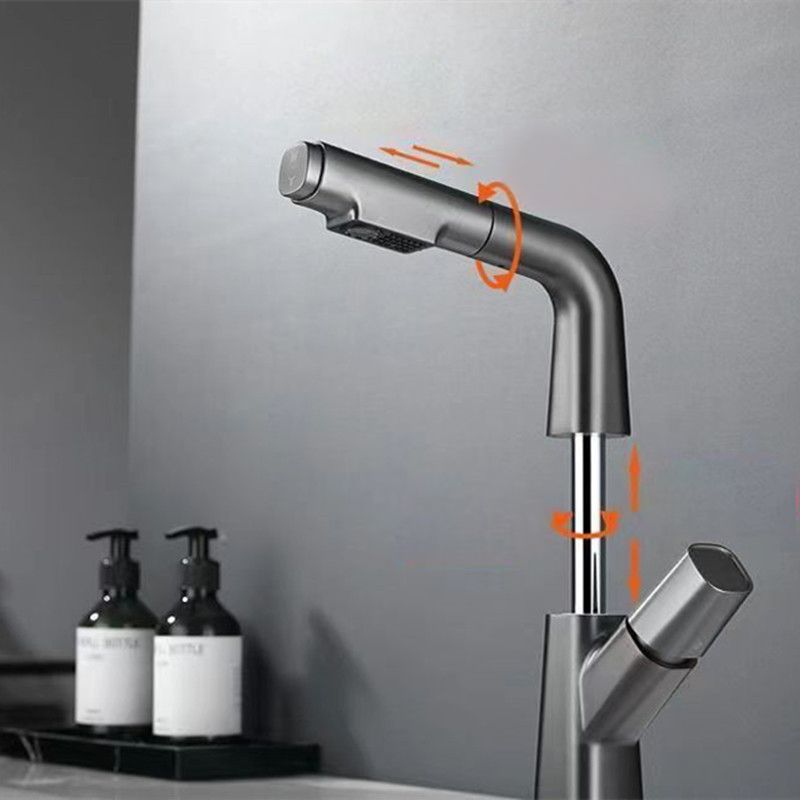 Avtoit | Modern Centerset Bathroom Faucet Solid Color Copper Sink Faucet