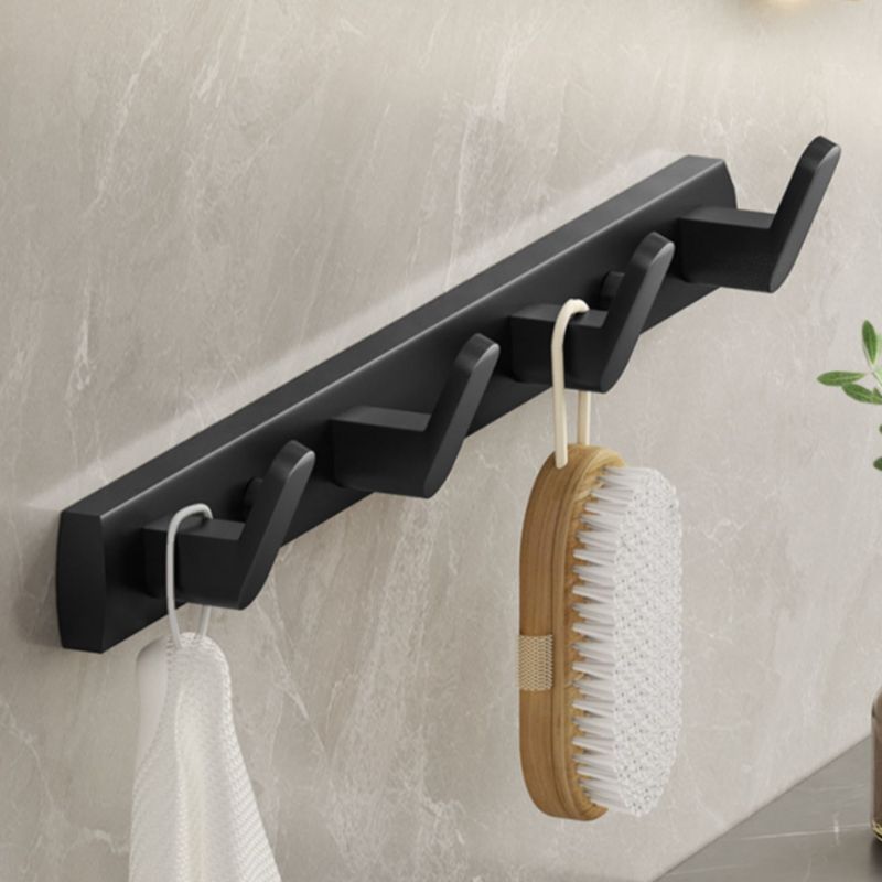 Avtoit | Modern Bathroom Set Matte Black Bathroom Shelf Towel Rack Bathroom Accessories Set